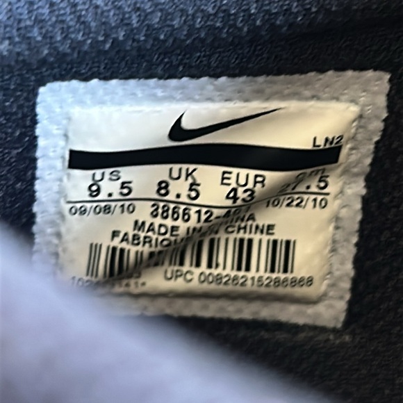 Nike SB Zoom Omar Salazar Mid Navy and Red Sneakers 2010 Men size 9.5 - Picture 14 of 16